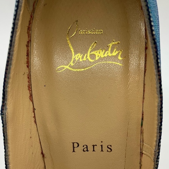 CHRISTIAN LOUBOUTIN So Kate 120 Pumps – Tissu Scarabe Digitale – Size EU 38 US 8 - Picture 13 of 14